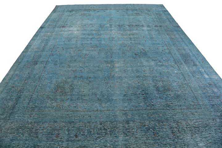 9' 5 x 12' 6 Hand Knotted Ultra Vintage Persian Wool Rug