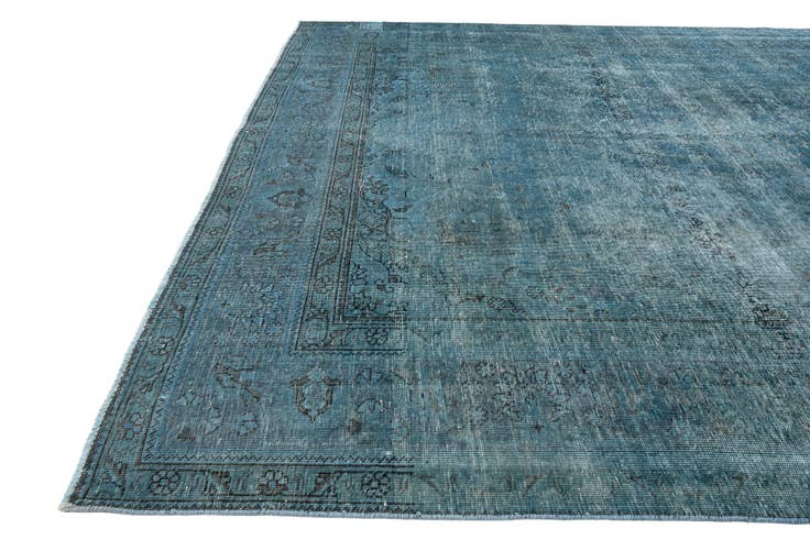 Detail image of 9' 5 x 12' 6 Hand Knotted Ultra Vintage Persian Wool Rug
