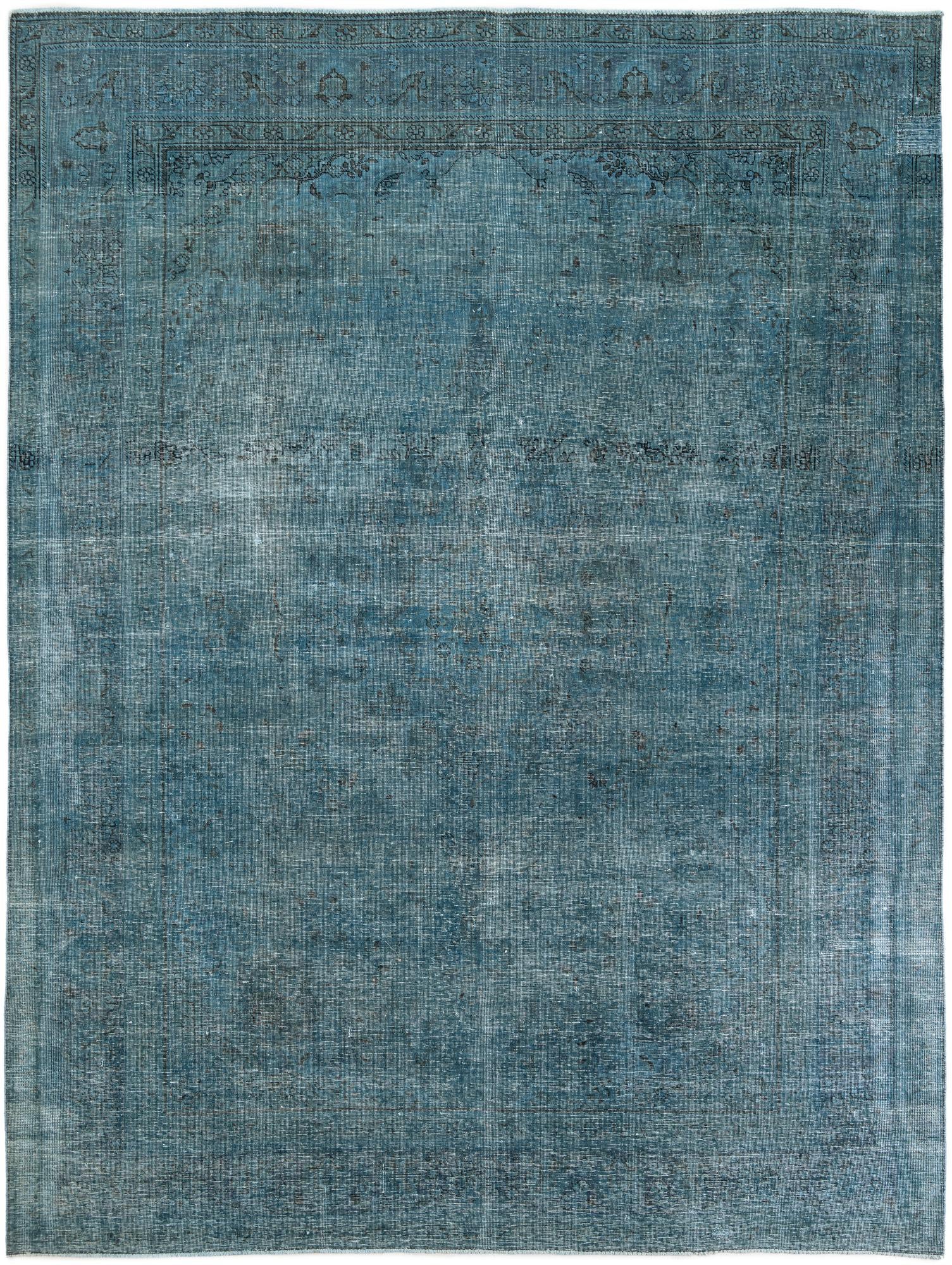 9' 5 x 12' 6 Hand Knotted Ultra Vintage Persian Wool Rug