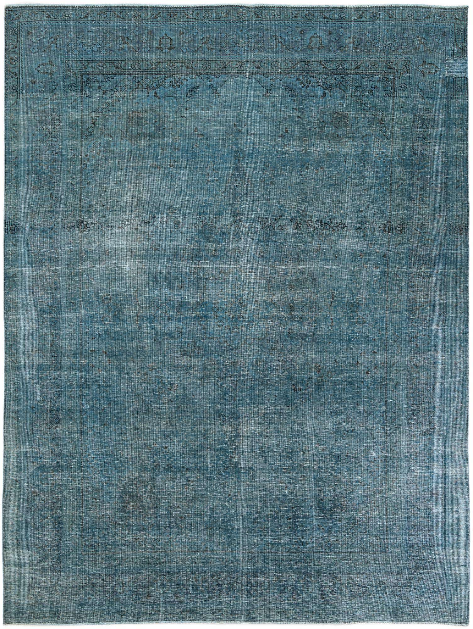 9' 5 x 12' 6 Hand Knotted Ultra Vintage Persian Wool Rug