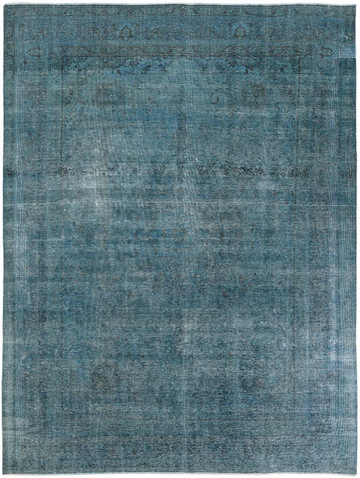 Detail image of 9' 5 x 12' 6 Hand Knotted Ultra Vintage Persian Wool Rug