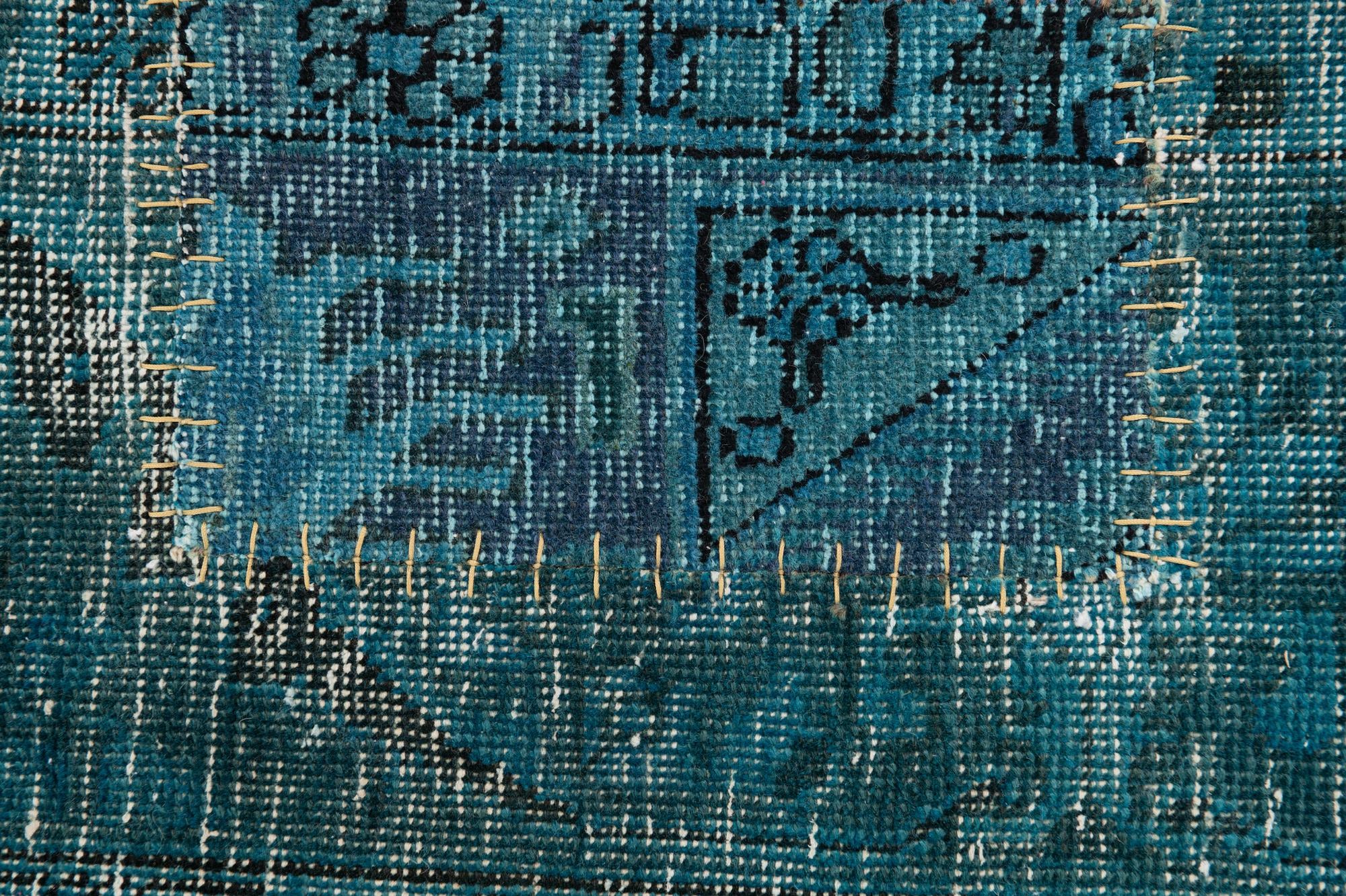 6' 8 x 9' 10 Hand Knotted Ultra Vintage Persian Wool Rug