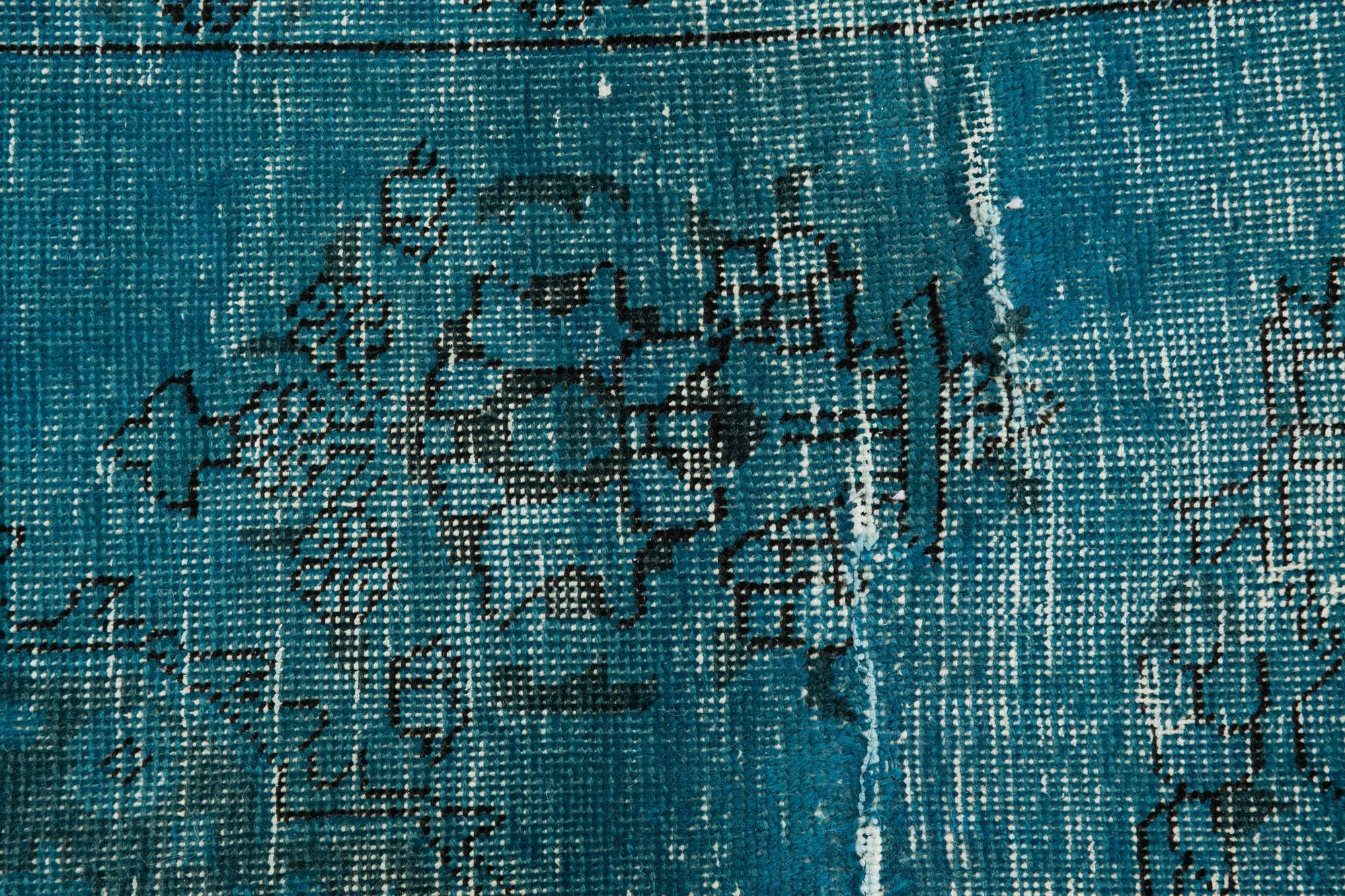 6' 8 x 9' 10 Hand Knotted Ultra Vintage Persian Wool Rug