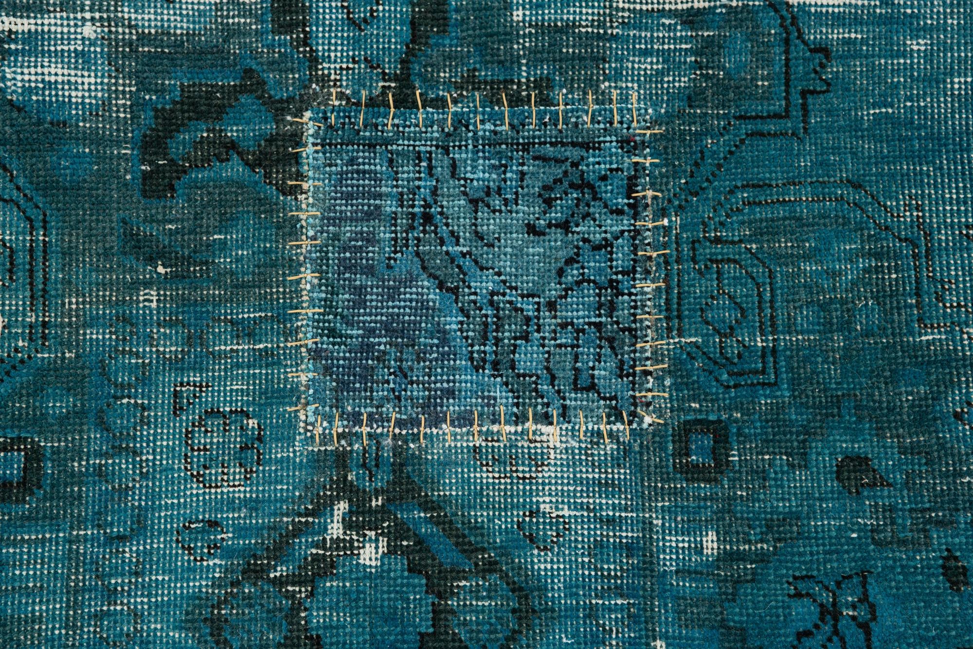 6' 8 x 9' 10 Hand Knotted Ultra Vintage Persian Wool Rug