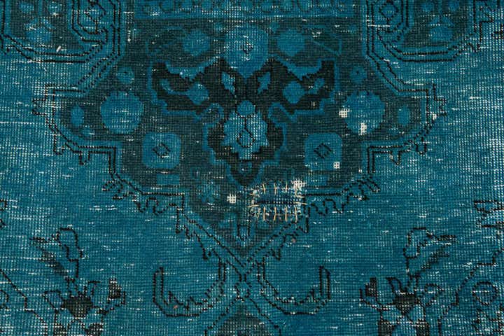 6' 8 x 9' 10 Hand Knotted Ultra Vintage Persian Wool Rug