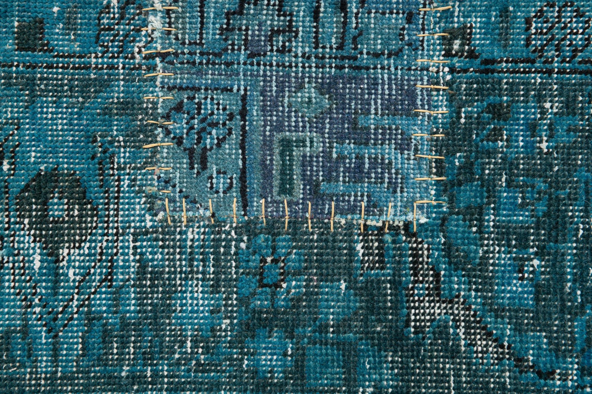 6' 8 x 9' 10 Hand Knotted Ultra Vintage Persian Wool Rug