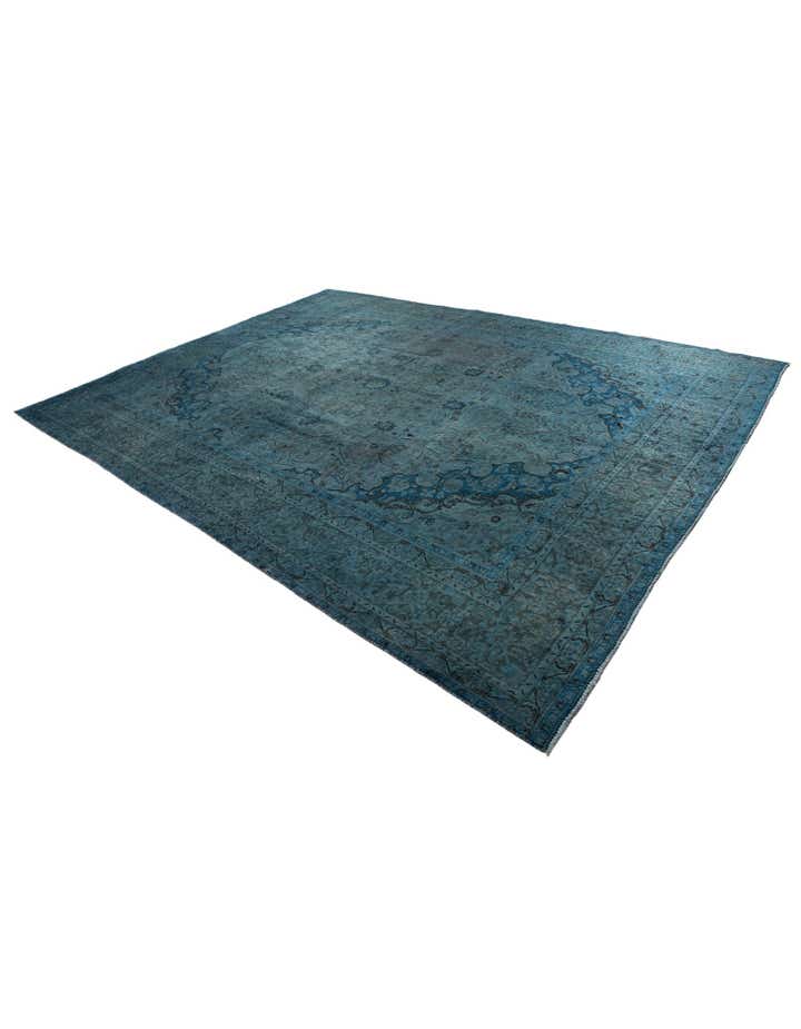 9' 5 x 12' 4 Hand Knotted Ultra Vintage Persian Wool Rug