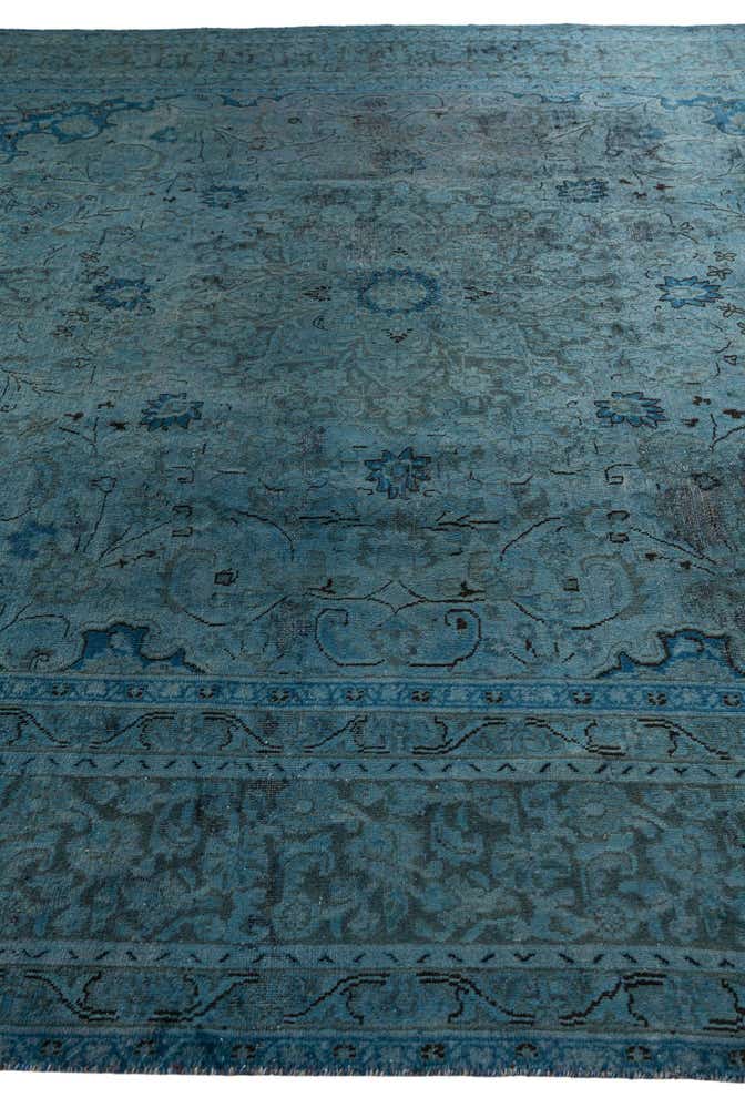9' 5 x 12' 4 Hand Knotted Ultra Vintage Persian Wool Rug