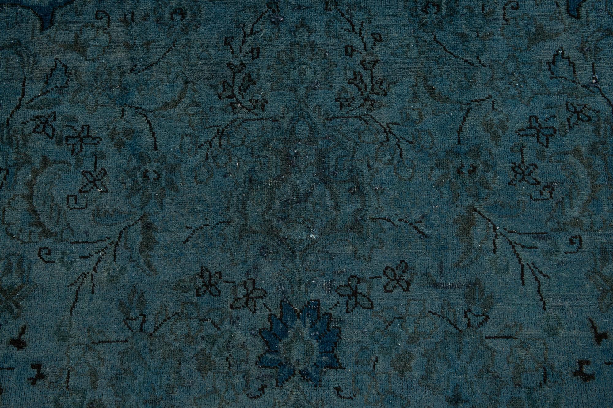 9' 5 x 12' 4 Hand Knotted Ultra Vintage Persian Wool Rug