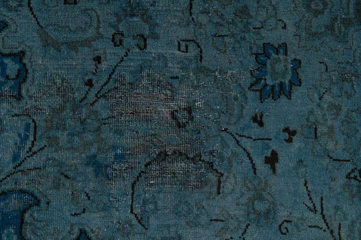 9' 5 x 12' 4 Hand Knotted Ultra Vintage Persian Wool Rug