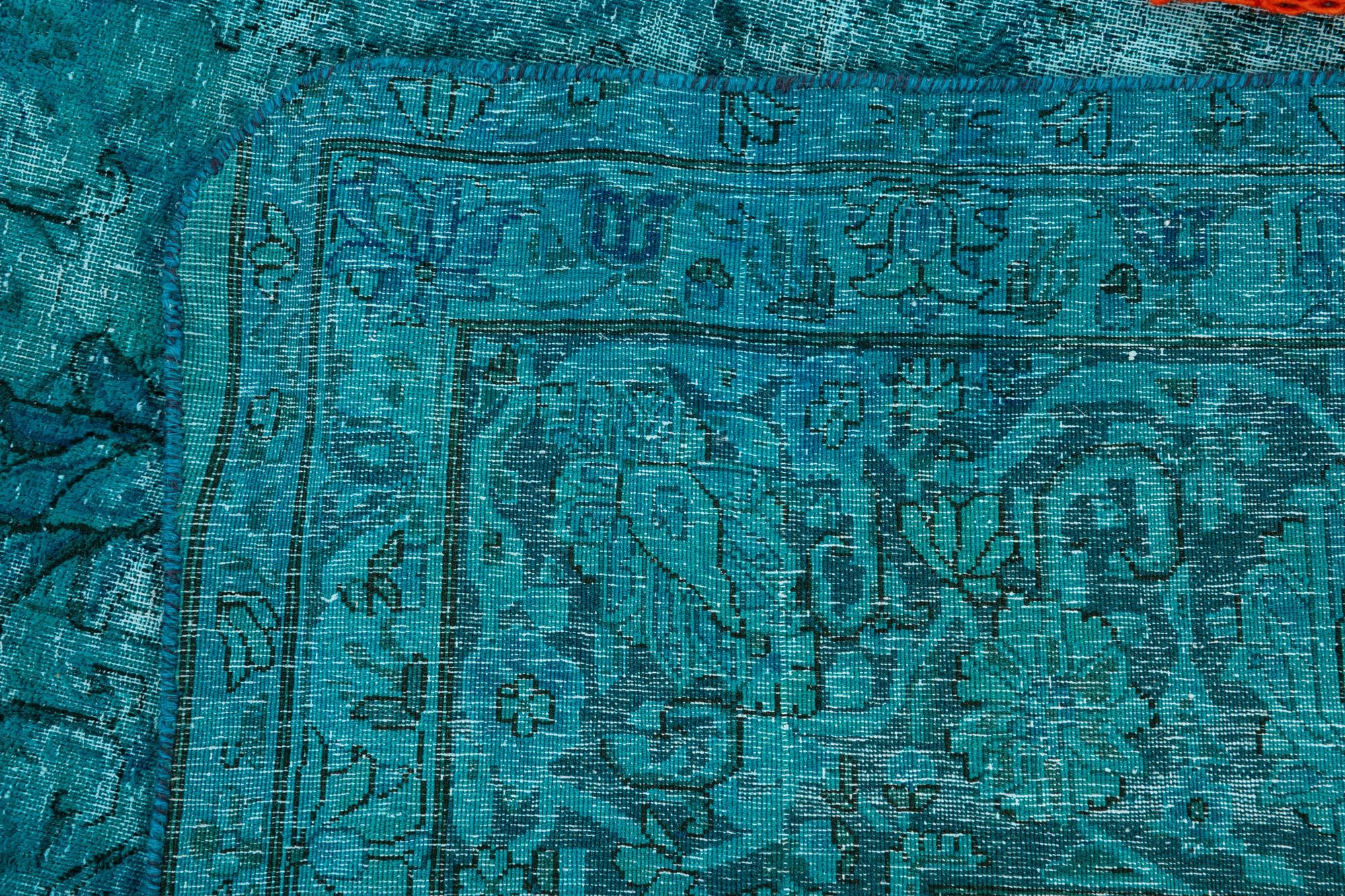 10' x 13' 7 Hand Knotted Ultra Vintage Persian Wool Rug