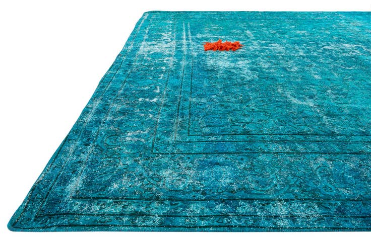 Detail image of 10' x 13' 7 Hand Knotted Ultra Vintage Persian Wool Rug