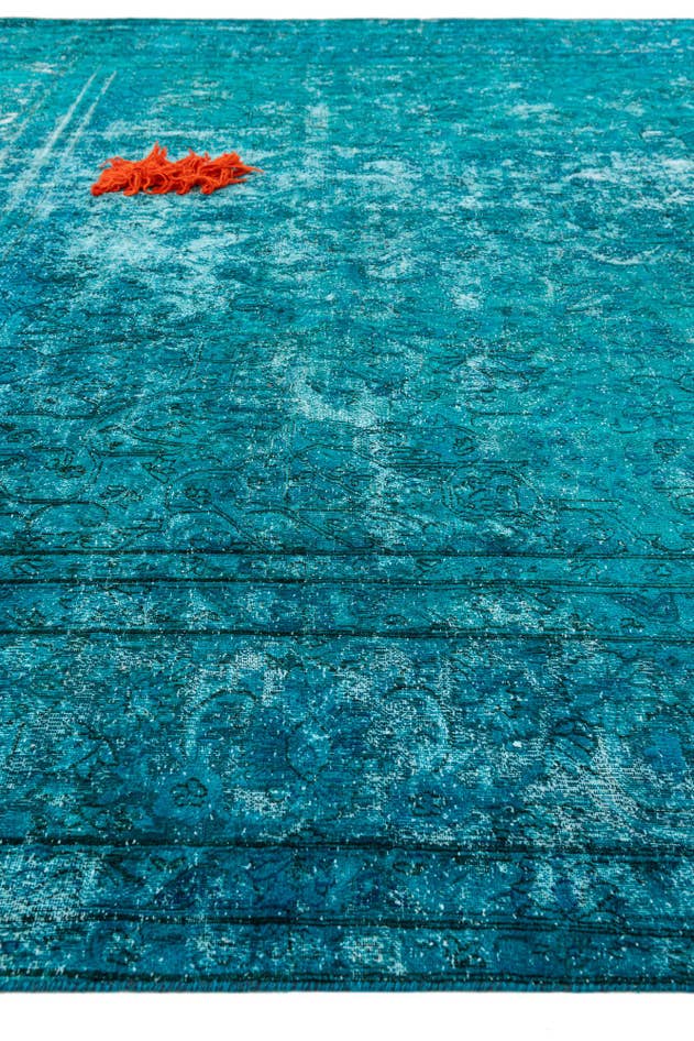 Detail image of 10' x 13' 7 Hand Knotted Ultra Vintage Persian Wool Rug