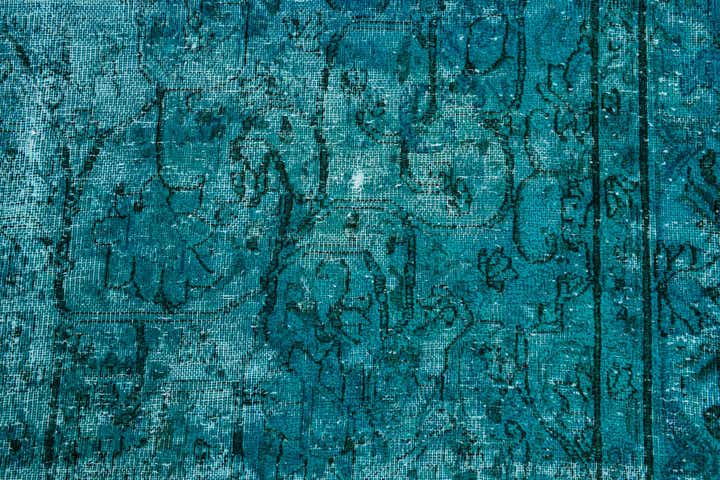 10' x 13' 7 Hand Knotted Ultra Vintage Persian Wool Rug