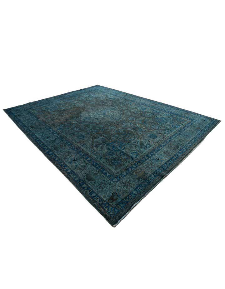 9' 9 x 12' 5 Hand Knotted Ultra Vintage Persian Wool Rug