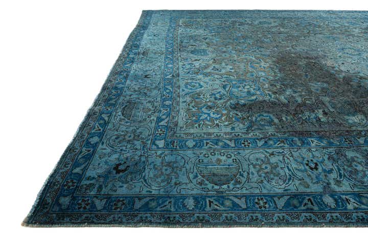 9' 9 x 12' 5 Hand Knotted Ultra Vintage Persian Wool Rug