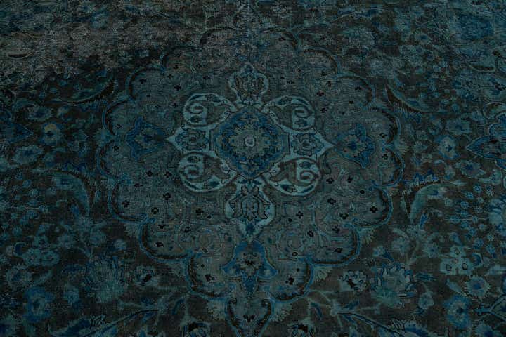 9' 9 x 12' 5 Hand Knotted Ultra Vintage Persian Wool Rug