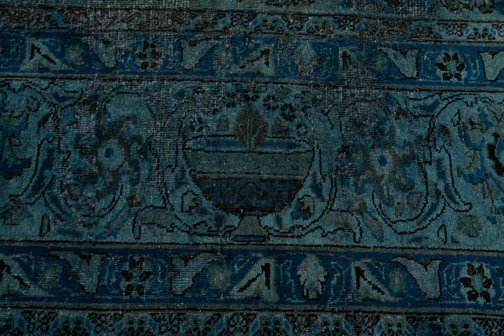 9' 9 x 12' 5 Hand Knotted Ultra Vintage Persian Wool Rug