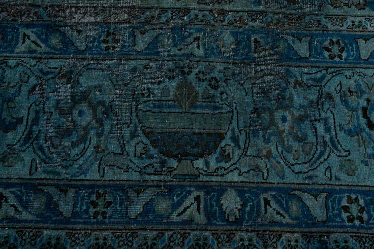 Detail image of 9' 9 x 12' 5 Hand Knotted Ultra Vintage Persian Wool Rug