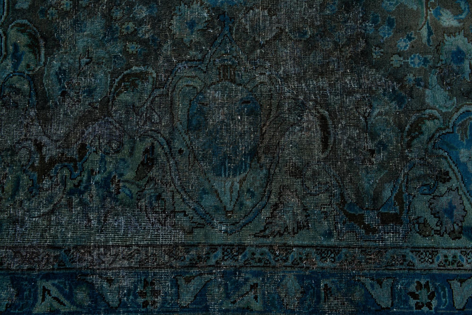 9' 9 x 12' 5 Hand Knotted Ultra Vintage Persian Wool Rug