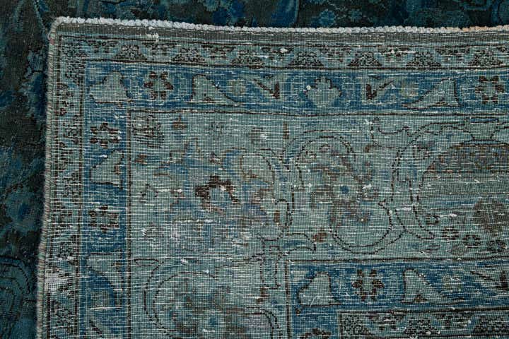 9' 9 x 12' 5 Hand Knotted Ultra Vintage Persian Wool Rug