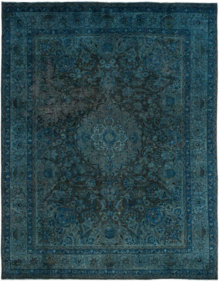 9' 9 x 12' 5 Hand Knotted Ultra Vintage Persian Wool Rug