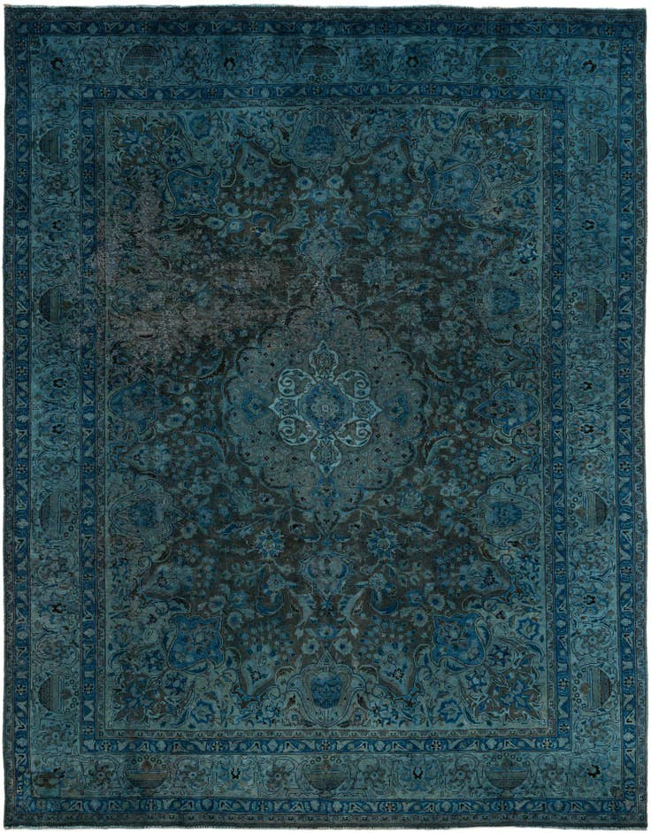 Detail image of 9' 9 x 12' 5 Hand Knotted Ultra Vintage Persian Wool Rug