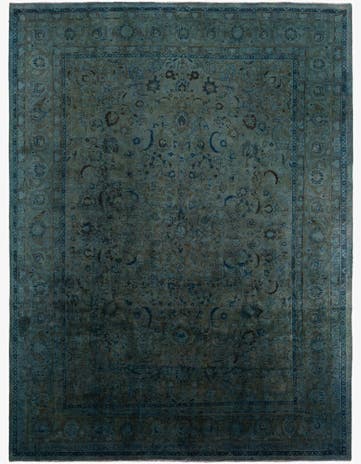9' 9 x 13' Hand Knotted Ultra Vintage Persian Wool Rug
