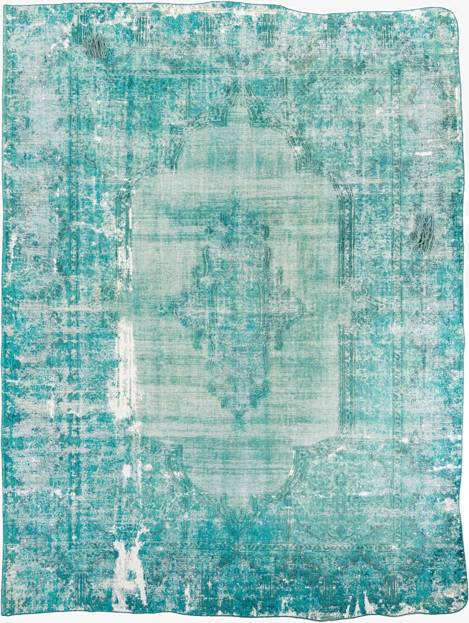 9' 6 x 12' 6  Hand Knotted Ultra Vintage Persian Wool Rug