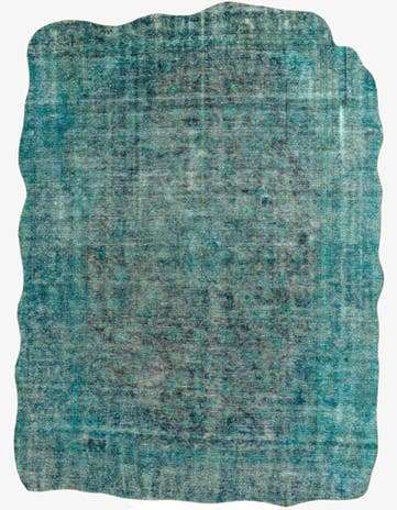 9' x 12' Hand Knotted Ultra Vintage Persian Wool Rug