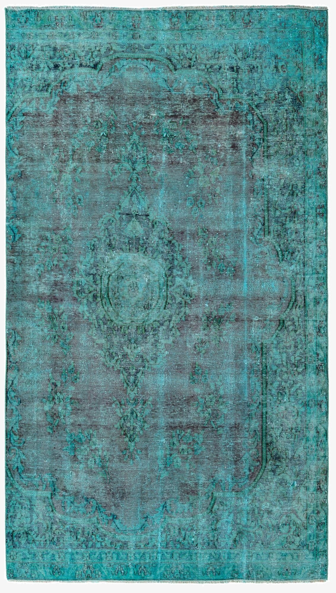 Primary image 5' 3 x 9' 4  Hand Knotted Ultra Vintage Persian Wool Rug