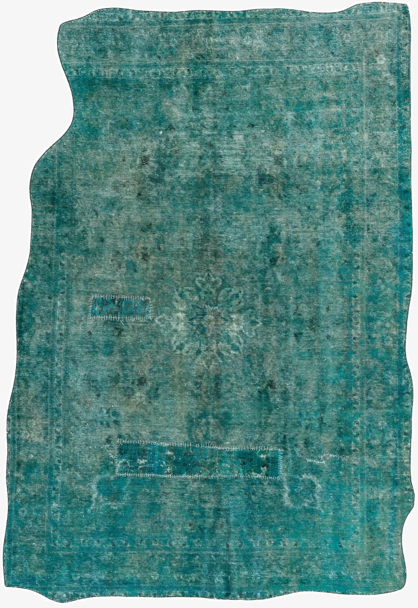 Primary image 6' 5 x 9' 7  Hand Knotted Ultra Vintage Persian Wool Rug