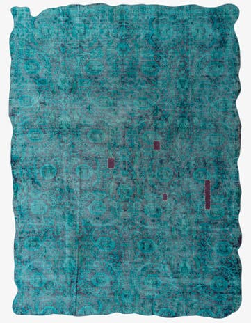 9' 9 x 13' 1 Hand Knotted Ultra Vintage Persian Wool Rug