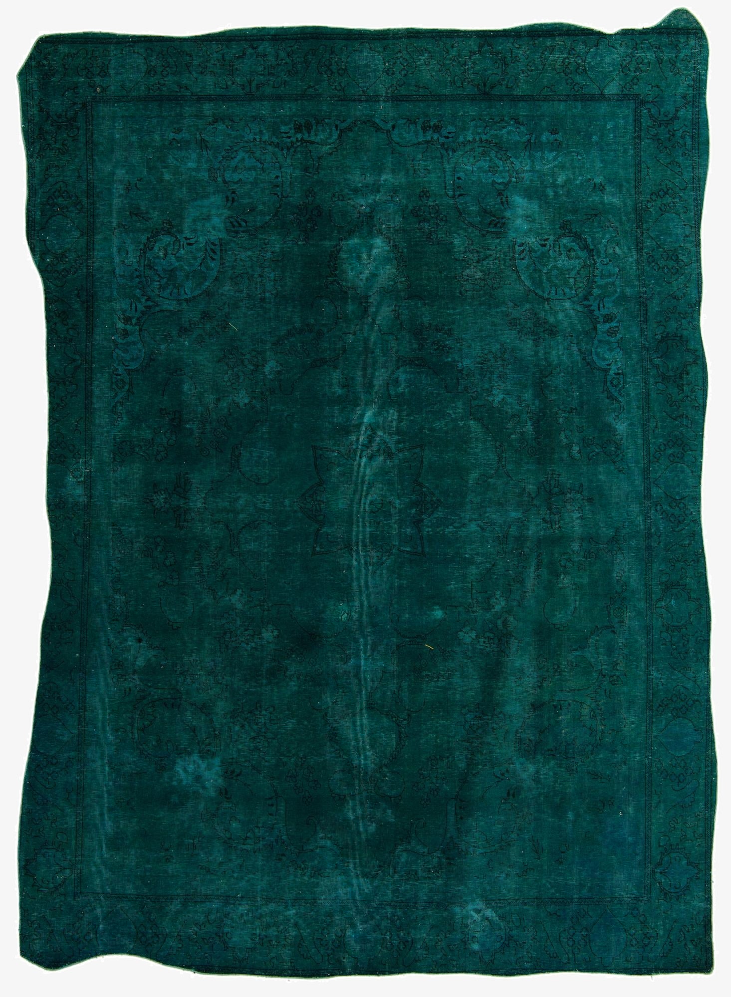 8' 7 x 12' 4  Hand Knotted Ultra Vintage Persian Wool Rug