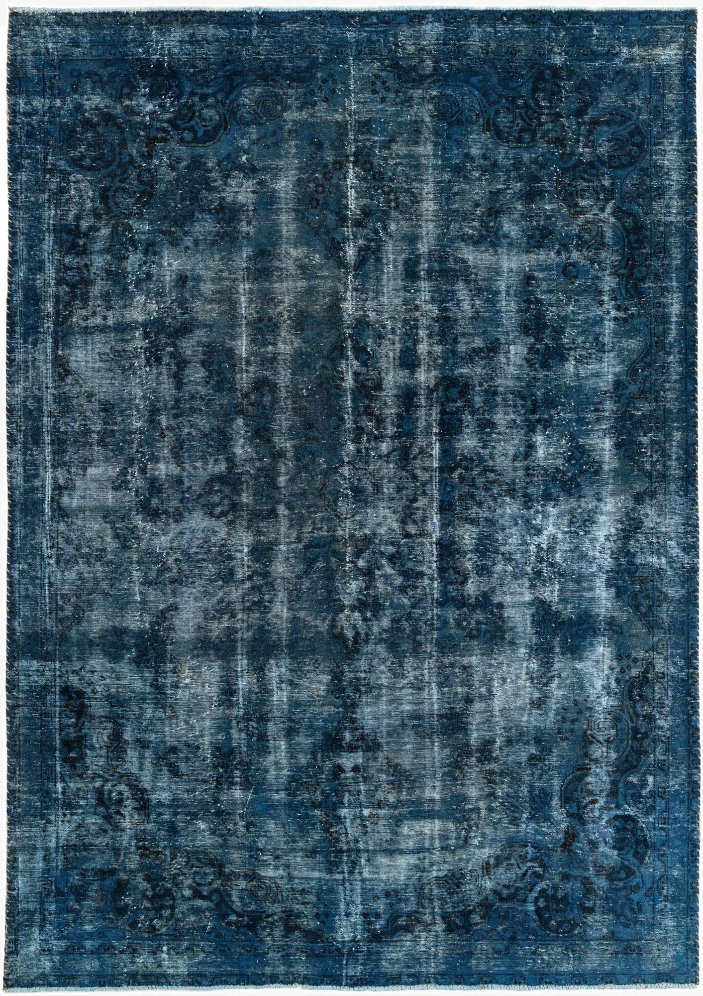 7' 2 x 10' 3  Hand Knotted Ultra Vintage Persian Wool Rug