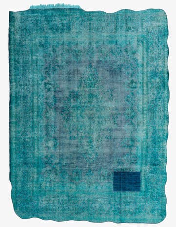 9' 8 x 12' 8 Hand Knotted Ultra Vintage Persian Wool Rug