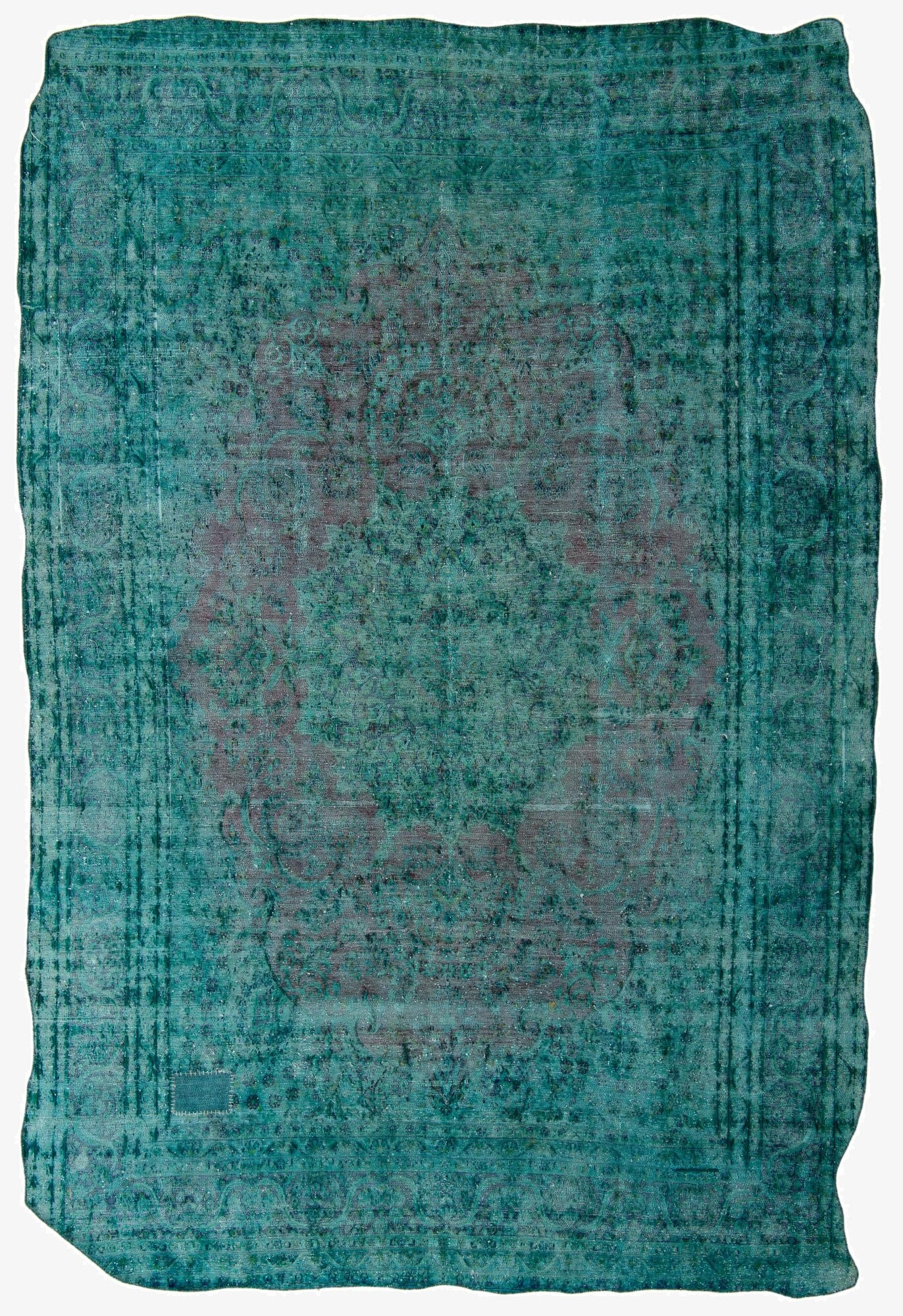 9' 10 x 14' 8  Hand Knotted Ultra Vintage Persian Wool Rug