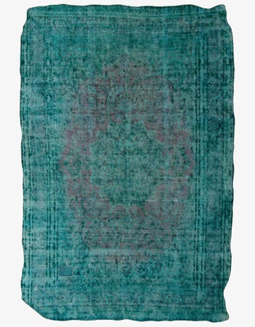 9' 10 x 14' 8 Hand Knotted Ultra Vintage Persian Wool Rug