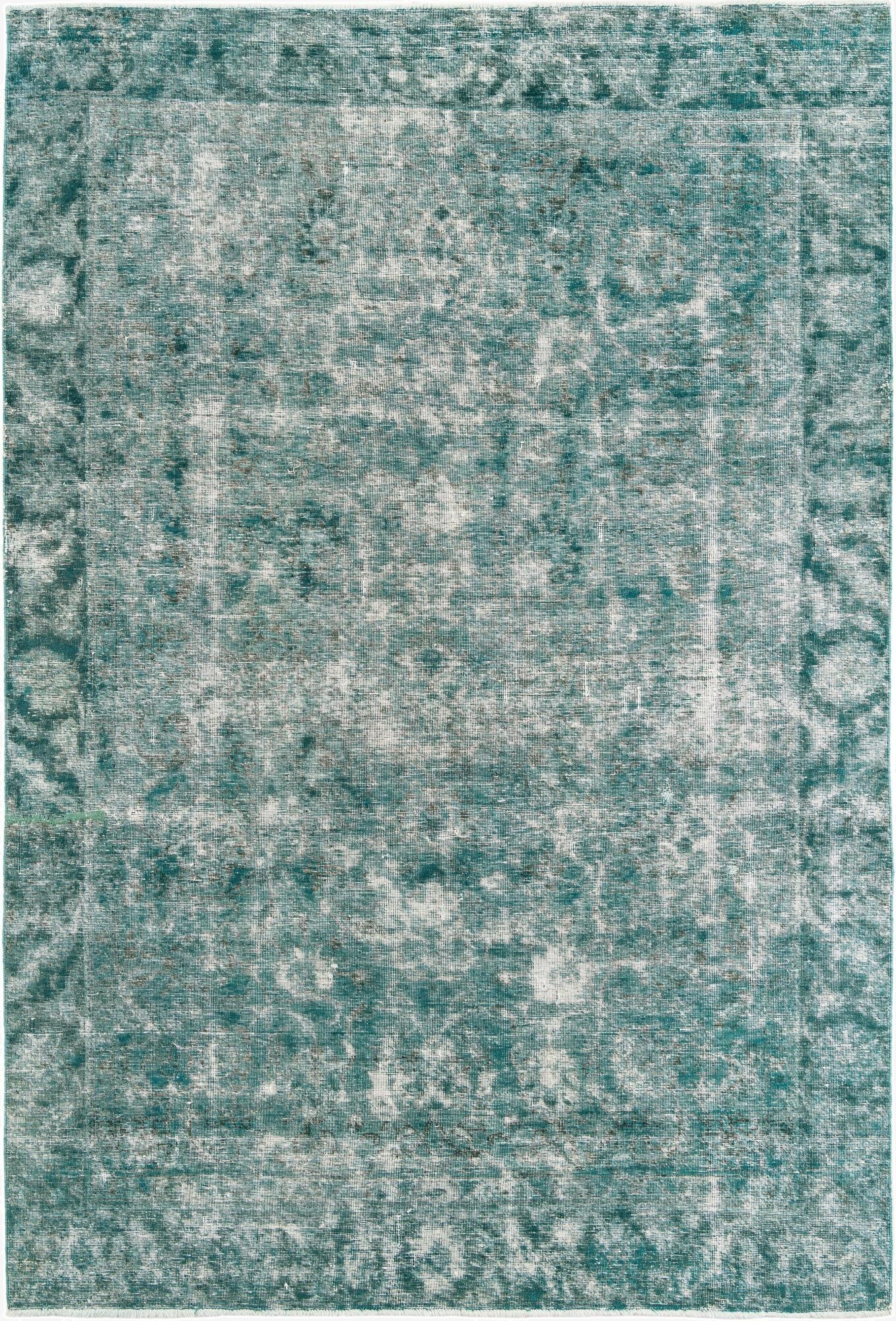 6' 3 x 9' 4  Hand Knotted Ultra Vintage Persian Wool Rug