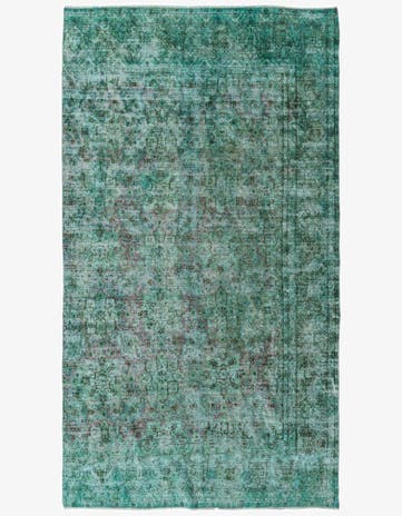 6' 8 x 12' 1 Hand Knotted Ultra Vintage Persian Wool Rug