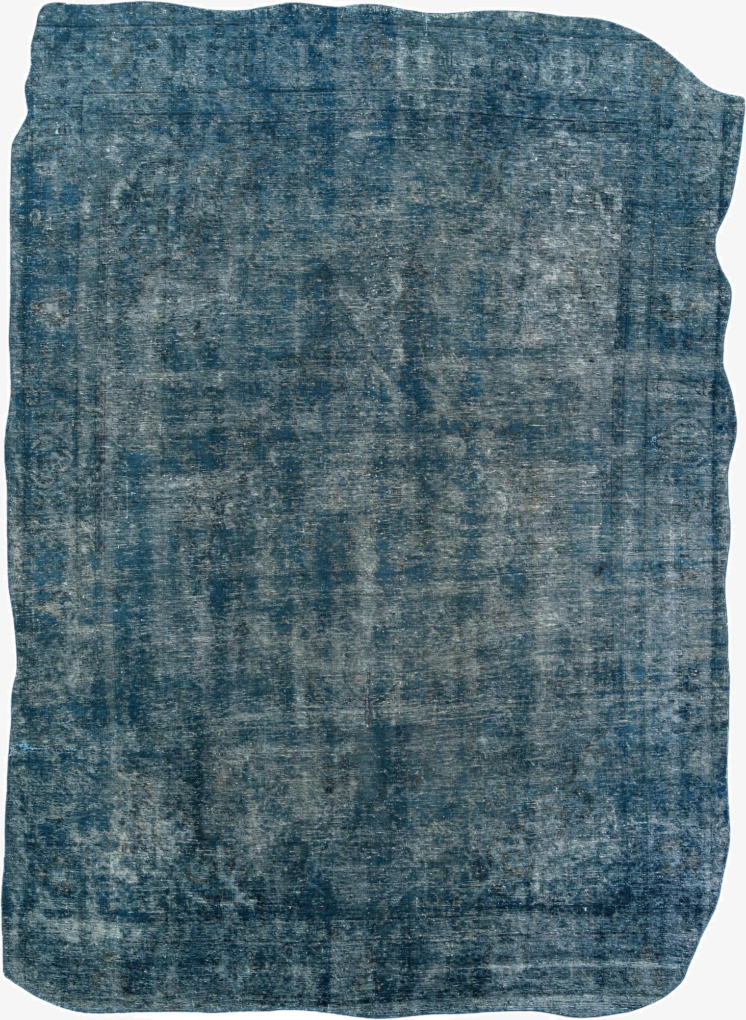 9' x 12' 5  Hand Knotted Ultra Vintage Persian Wool Rug