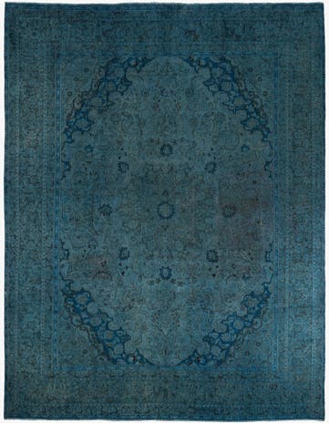 9' 5 x 12' 4 Hand Knotted Ultra Vintage Persian Wool Rug