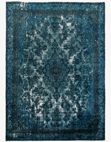 9' 6 x 13' 4 Hand Knotted Ultra Vintage Persian Wool Rug