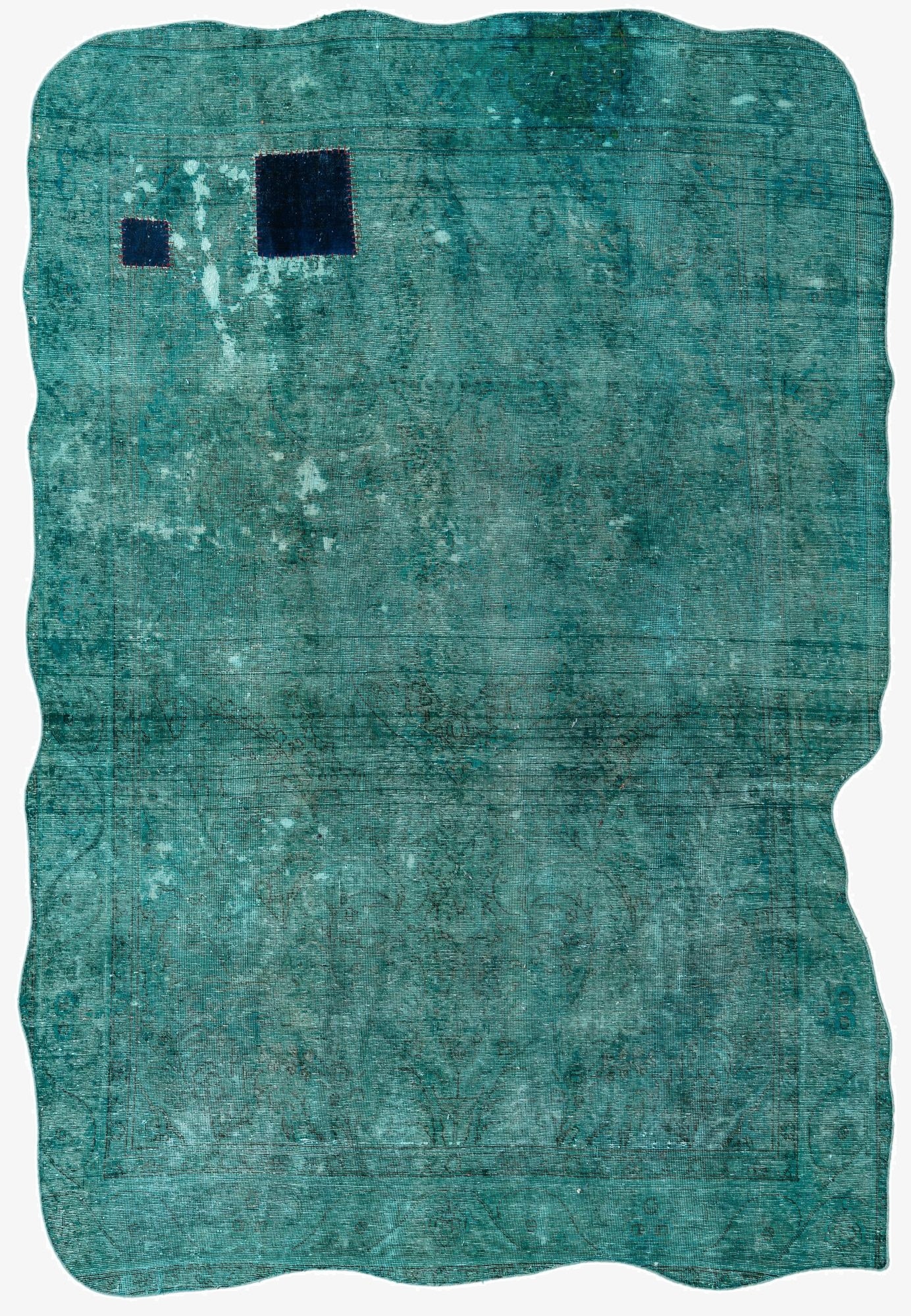 6' 6 x 9' 3  Hand Knotted Ultra Vintage Persian Wool Rug