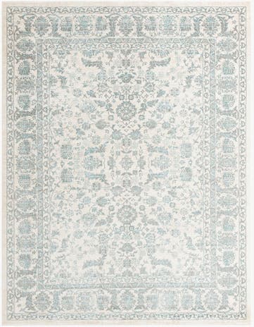 Jill Zarin Teal Uptown Central Park Rug