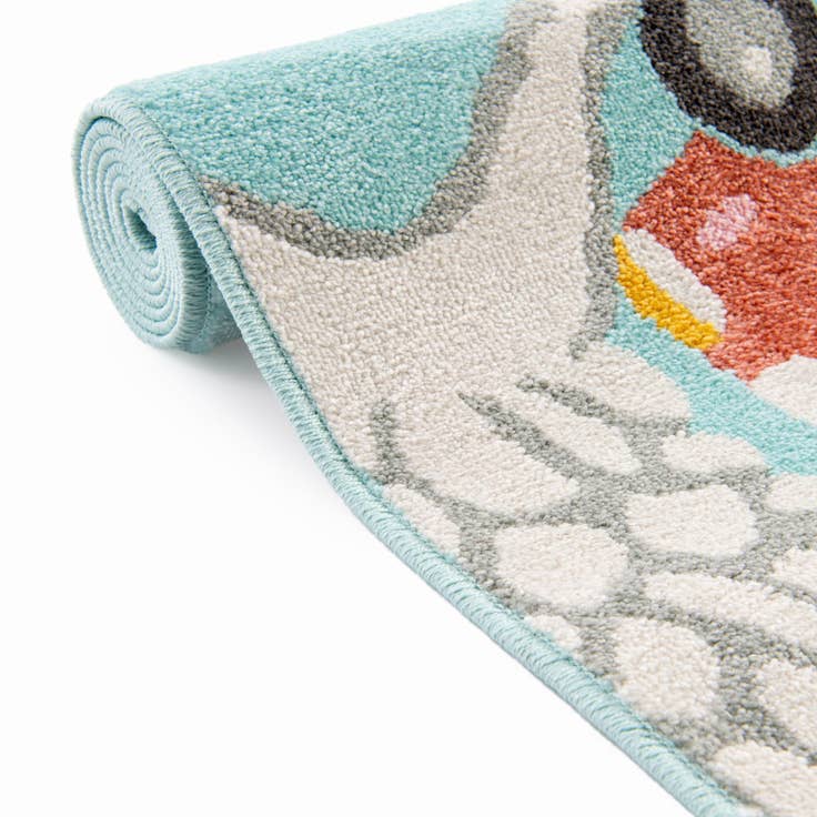 Detail image of 4' x 6' Construction Whimsy Kids Rug