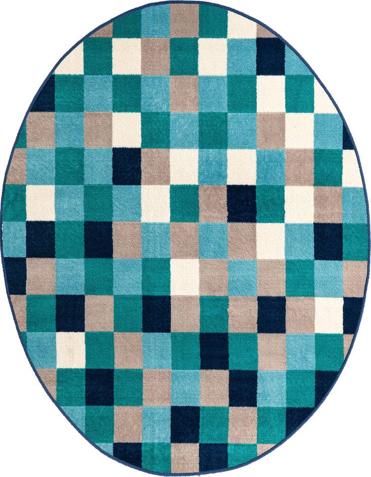 Detail image of 3' x 3' Azalea Round Rug