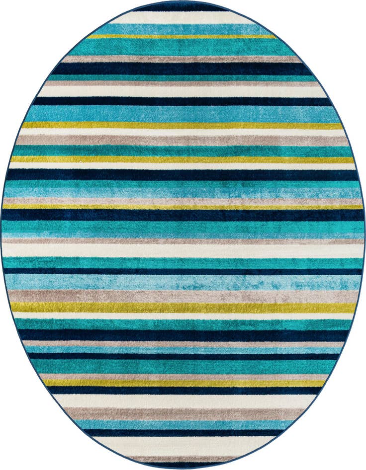 Detail image of 7' x 7' Azalea Round Rug