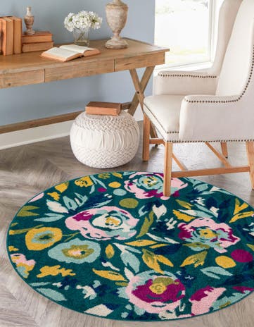 6' x 6' Bloom Round Rug