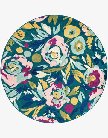 6' x 6' Bloom Round Rug